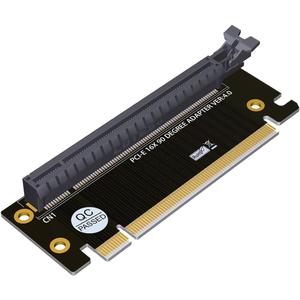 JMT PCI-Express 3.0/4.0 16x Riser Card 90 Degree High Speed Riser Card for 1U / 2U Server Case (PCI-E 4.0 for 1/2U)