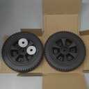 G437-0037-W1 7 Inch Grill Wheels Replacement Parts for Charbroil Grill Replacement Parts BBQ Wheels Kit 463347017 463376017 463436215 Charbroil Performance Gas2coal Parts Kenmore 415.16537900