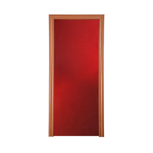 Kigai Plain Red Solid Color Christmas Door Covers Front Door Christmas Decoration Washable Door Sign Banner Holiday Home Decorations 36X98 Inch
