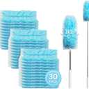 360 Duster Refills for Swiffer Dusters Refill with 2 Upgrade Extendable Handle(30 Count)