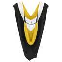 CLERKMANS Unisex Graduation Hood for Bachelors & Masters Degree -University Academic Hood