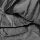 Shilucheng 4 Piece King Sheet Sets, Cooling Sheets, Blend Rayon Derived from Bamboo, Deep Pocket Up to 16", Breathable & Soft Bed Sheets, Hotel Silky Bedding Set, Dark Grey