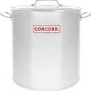Concord Cookware Stainless Steel Stock Pot Kettle, 60-Quart