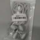 Hion Magnetic Curtain Tiebacks White 4 Pack, Curtain Tiebacks Buckles Holdbacks Holders Hooks Clip for Home Bedroom Office Decorative Thick or Thin Curtain