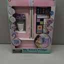 PLAY Kids Kitchen Refrigerator with Ice Dispenser, Pretend Play Fridge Kitchen Set for Toddlers, Toy Kitchen Appliance Accessories for Girl Boy Christmas Birthday Gift Age 1-3 4-8