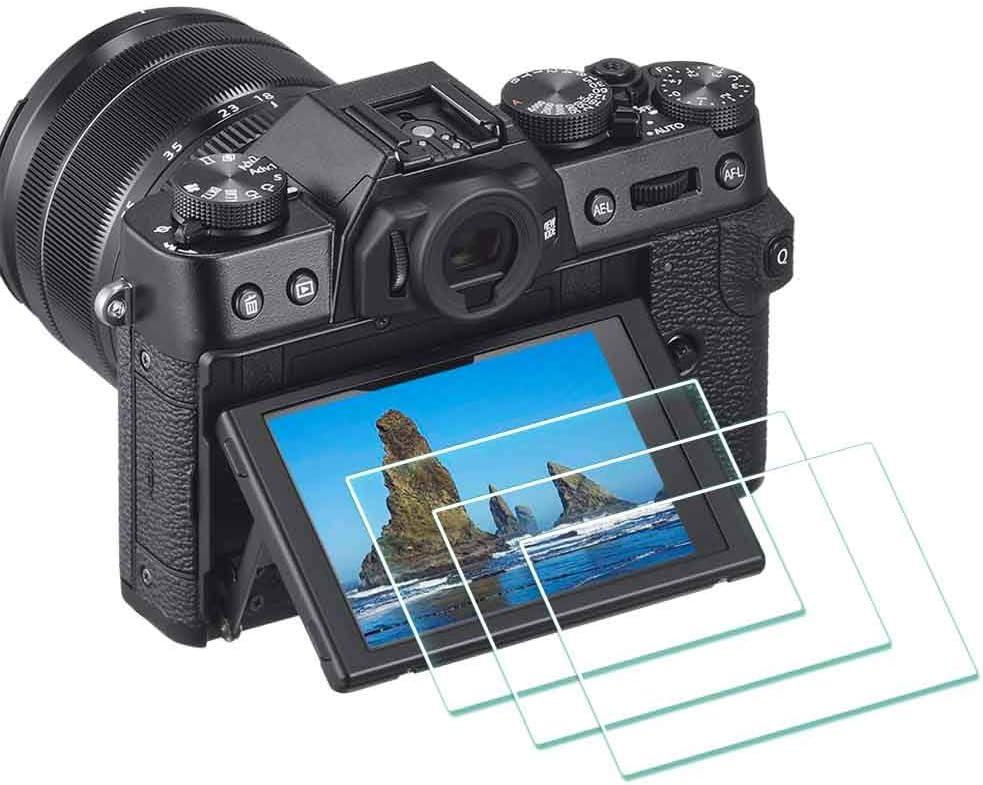 Screen Protector for Fujifilm X-T30 II X-S10 X-T30 X-T20 X-T10 X-E3 Fuji XS10 XT30 XF10 XT100 X-A1 X-A2 【Not for X-S20】Camera, ULBTER 0.3mm 9H Hardness Tempered Glass Flim Anti-Scrach Anti-Fingerprint -3 Pack