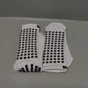 Lux Dual Grip Socks - Soccer Grip Socks for Men and Women. GripArray Performance & Comfort (Small, White)