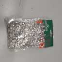 Silver and White Iridescent Twisted Bead Garland