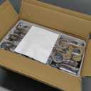 36 Pack 4 oz Boston Glass Bottle with Cap, Empty Glass Bottles for Homemade Vanilla Extract, Essential Oils, Juice, Potion, Syrup, Liquids, Christmas, Holiday Gift (Amber 36 Pack)