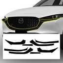 BOGAR TECH DESIGNS for Mazda CX-30 2020-2026 Front Chrome Delete – Precut Vinyl Overlay Kit, Gloss Black Blackout Trim
