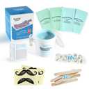 Brazilian & Bikini Wax Kit - Hard Wax for Easy Hair Removal, Suitable for Sensitive Skin, Microwave-Ready