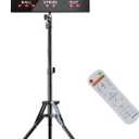 Outdoor Baseball/Softball Scoreboard with Stand, Wireless Portable Baseball Scoreboard, Digital Scoreboard with Remote, Electronic Scoreboard for Games, Score Keeper Ball Strike Out Inning (black)