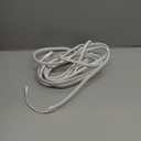 LED Neon Rope Lights 16.4ft/5m 12V 3000K Warm White Neon Light Strip,12V Flexible Waterproof LED Strip Neon Lights for Kitchen Bedroom Indoor Outdoor Decoration (Power Adapter not Included)