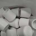 Furnigear Chair Leg Tips Caps Non-Slip Rubber Leg Tips 1 Inner Diameter Chair Leg Floor Protectors Round White, 64 Pack