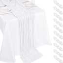 10 Pack White Cheesecloth Table Runner 17x108 Inch Boho Gauze Cheese Cloth Table Runners for Wedding Party Baby Shower Birthday Home Decor
