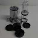 Magic Bullet Personal Blender Set: Bullet Mixer for Smoothies, 250W, Stainless Steel Blades, Dishwasher-Safe Parts