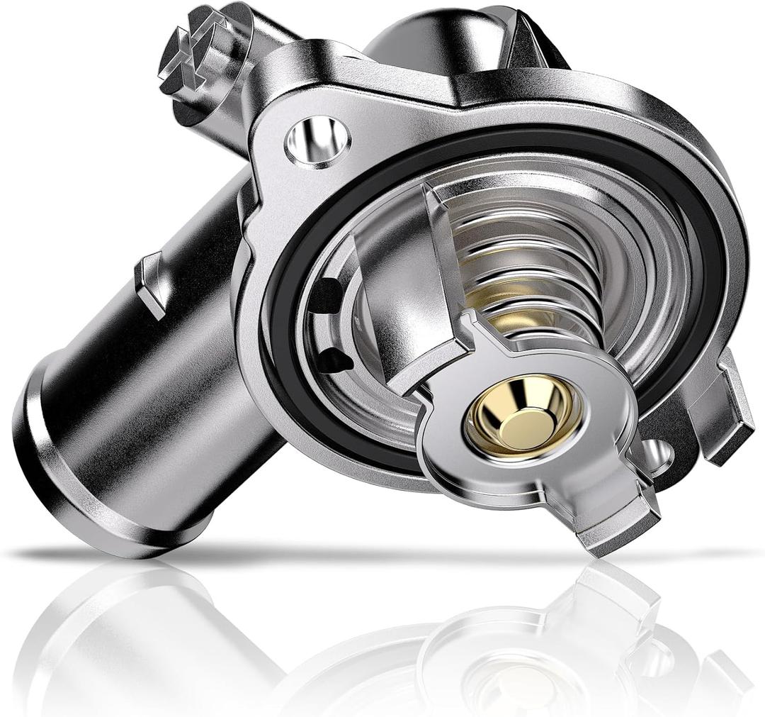 Upgrade Aluminum Thermostat Housing Assembly Compatible with Dodge Durango Jeep Grand Cherokee 2011-2015, Jeep Wrangler JL 2012-2018, Replaces 902-852 5184651AG 5184651AH