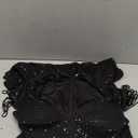 Meilun Short Sleeve Sequin Dress for Women Formal Evening Gowns Sparkly V Neck 1920s Long Dress Size XL