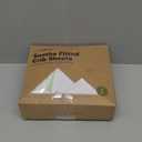 KeaBabies 2-Pack Organic Crib Sheets for Boys, Girls - 52x28 Fitted Crib Mattress Sheet Neutral, Breathable Jersey Cotton Cover for Baby Bed, Toddler Mattress, Soft & Cute Prints (Soft White)