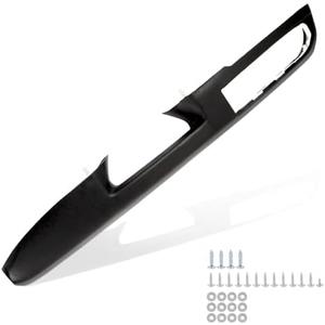 80994 Front Driver Side Door Armrest Compatible with 2010 2011 2012 2013 2014 Silverado Sierra Suburban Tahoe Yukon Avalanche Repair with Door Release Handle Above Armrest 27in,Replace 84127280 Black