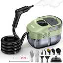 ODSD Steam Cleaner for Home & Car, 3-Level Adjustable Steamer for Cleaning, 15s Heat-Up & 1.6L Large Tank, Handheld Steam Cleaner for Car Detailing, Home, Tile, Grout, Furniture with 15pcs Accessories (Green)