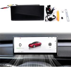 Upgraded Head Up Display for Tesla Model Y Juniper 2025+, 8.9 Touch Screen Instrument Cluster with CarPlay & Android Auto Real-Time Vehicle Info Display