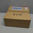 Flush Mount Ceiling Light Fixture, 11'' Mid-Century Gold with White Milk Glass Shade, Modern Farmhouse Lighting for Kitchen, Hallway, Bedroom, Foyer, Laundry Room, Schoolhouse