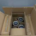 OTAGO 16-Piece Dinnerware Set for 4 with Mugs, Ribbed Stoneware Plates and Bowls Sets, Unique Handcrafted Reactive Glaze, Chip and Scratch Resistant Dish Set, Microwave & Dishwasher Safe, Black