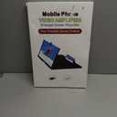 20 inch Screen Magnifier for Smartphone,3D HD Screen Expanders for Movies, Videos, and Gaming, Screen Magnifier with Adjustable Angle Design Amplifier Desktop Magnifying for Seniors Reading (Black)