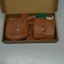 Halloween Cosplay Brown Utility Leather Belt with Pocket Costume Belt Cosplay Accessories Set for Adult Women Men Halloween