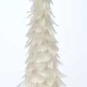 Feather Christmas Tree Tabletop Decoration, White