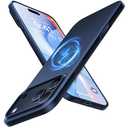 TORRAS Magnetic Slim-Fit for iPhone 17 PRO MAX Case, Ultra-Thin 17 ProMax Phone Case Compatible with MagSafe, Light Anti-Scratch Matte Hard PC Bayer 6.9 inch OriginFit, Deep Blue