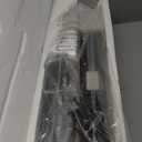 20" Boho Rattan Gold Chandelier Light Fixture, Hand Woven Coastal Adjustable Modern Hanging Farmhouse Pendant Light for Kitchen Island, Living Room, Dining Room, Bedroom, Entryway, UL Listed (6 Heads)