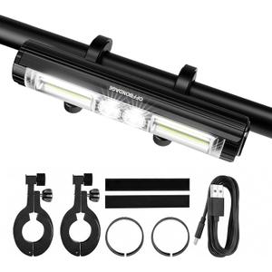 900/1750LM Bike Lights for Night Riding, Rechargeable Bicycle Headlight with Phone Charging, IPX4 Waterproof Aluminum MTB Light for Mountain Trails, Commuting & Road Cycling