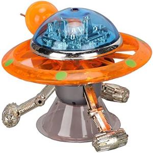 HEEPDD UFO Aquarium Decoration, Suspended Fish Tank Ornament, Underwater Landscape Decor