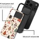 DJSOK Compatible with iPhone 17 Pro Max,Frosted PC Anti-Scratch Shockproof Case - Goose Christmas Hat