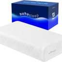 Cube Pillow for Side Sleeper with Firm Layer, Cooling Memory Foam Pillows with Two Side Four Types of Softness for Neck and Shoulder Pain, King or Queen 24"x12"x5"