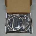 Handheld Toilet Bidet Sprayer for Toilet-Adjustable Water Pressure Control with Bidet Hose for Feminine Wash, Stainless Steel Brushed Nickel Cloth Diaper for Baby Wash (Stainless Steel, 1)