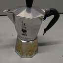Bialetti Moka Express Iconic Italian Stovetop Espresso Maker (Natural Silver, 6 Cups)
