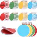 Jetec 48 Pcs Christmas Glitter Ball Sticky Note Pads Self-Adhesive Memo Pads Xmas Ball Cutouts Bulletin Board Decor for DIY Craft Art Holiday Office Home Party Supplies Teachers Present, 30 Sheets/pad