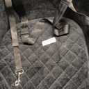 NEEZUKAR Dog Car Seat for Small Medium Dogs,Detachable Washable Dog Booster Seat Under 30lbs, Pet Car Seat Travel Bed with Storage Pockets and Dog Safety Belt (Black)