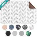 Large Dog Food Mat, Waterproof Pet Bowl Mat for Food and Water, Durable Nonslip, 16.5" x 28"