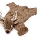 Carstens Plush White Tail Deer Kids Animal Rug Small