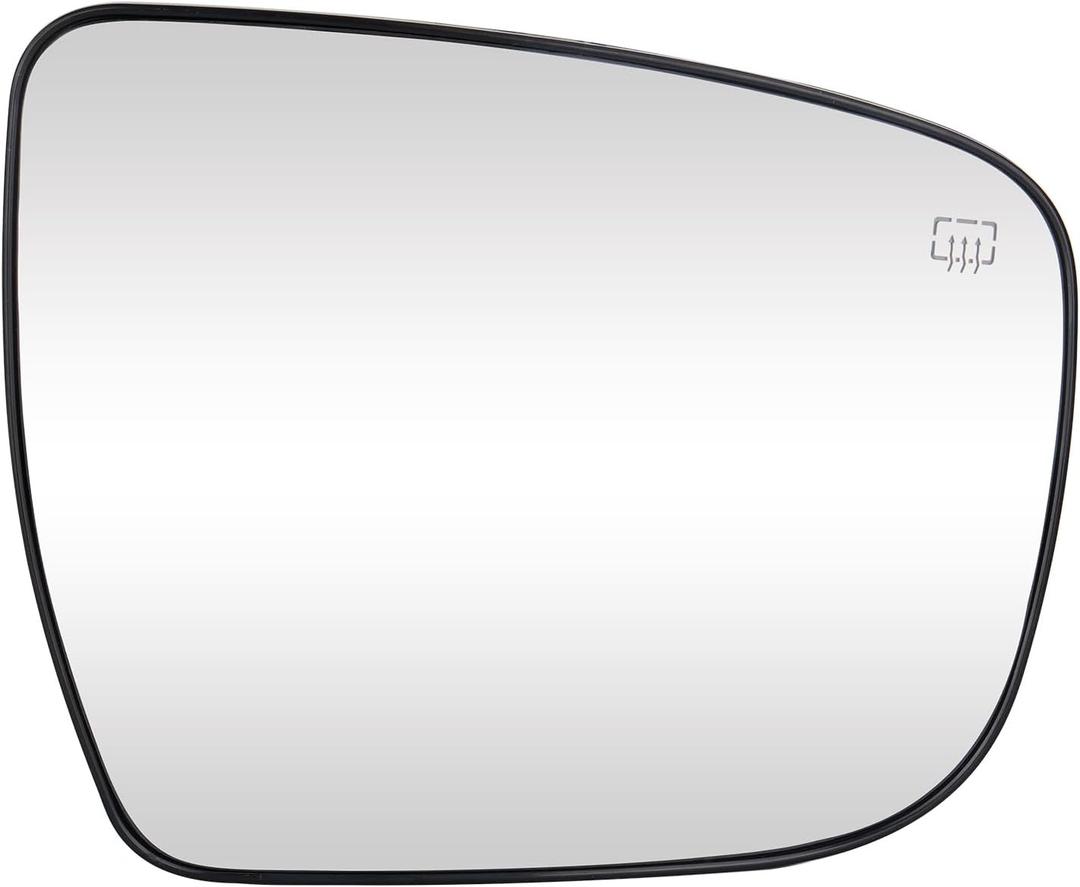 Passenger Right Side Heated Mirror Glass for Nissan Rogue 2014 2015 2016 2017 2018 2019, Murano 2014-2023, Pathfinder 2017-2019, Replace for 963654BA1A