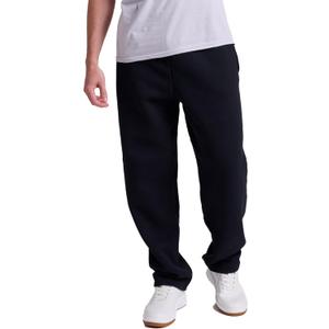 Russell Athletic Men's Dri Power Fleece Open Bottom Sweatpants with Pockets, Relaxed Fit, Moisture Wicking (Medium, 1 Pack - Black)