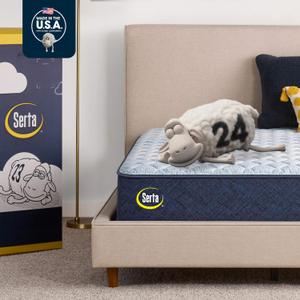 Serta Sleeptrue Medium 12" Queen Hybrid Mattress in a Box, Cooling, Breathable, and Pressure Relieving - 100 Night Trial, CertiPUR-US Certified