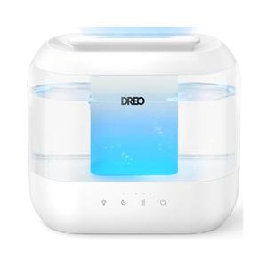 Dreo Humidifiers for Bedroom, 4L Top Fill for Large Room, 36H Runtime, 28 dB Quiet Supersized Cool Mist Air Humidifier for Baby Nursery, Plants, Indoor, Night Light, Easy to Clean & Fill, White