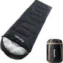 Atarashi Camping Sleeping Bag- 4 Seasons for Adults, Light, Warm, Extra-Large with Compression Sack- Great for Hiking, Backpacking & Outdoor Adventures