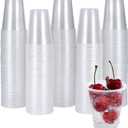 300 Pack 5 OZ Clear Plastic Cups,Disposable Mouthwash Cups,5 Ounce Cold Party Drinking Tumblers Ideal for Whiskey, Drinking Tasting, Food Samples