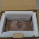 Glass Butter Dish with Lid, Clear Domed Cheese Dish with Handle, Large Butter Keeper Saver with Cover for Table, Kitchen Countertop, Refrigerator